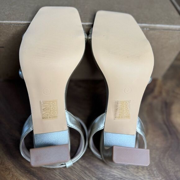 LULLASONG Ankle Strappy Heeled Sandals, Size 7 - Picture 11 of 13